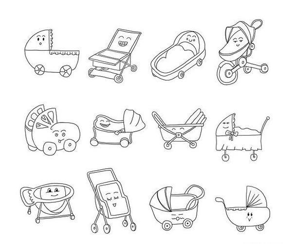 婴儿玩具简笔画_婴幼儿玩具简笔画_儿童简笔画玩具的画法