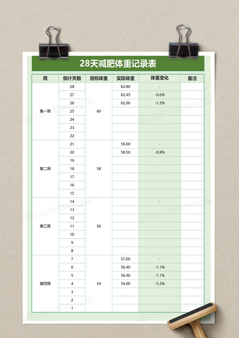 瘦身神器！轻松记录体重、助你减肥