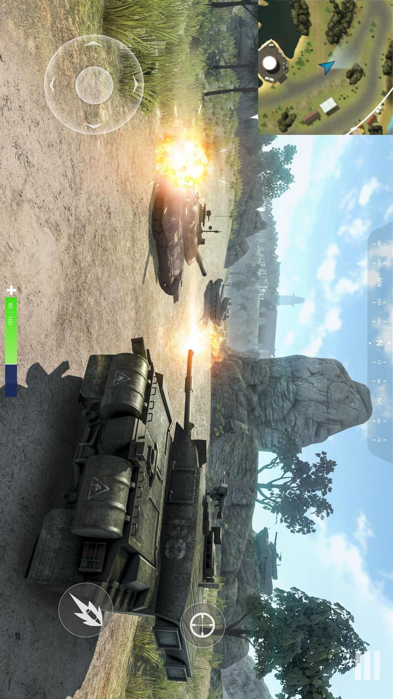 手机游戏坦克推荐安卓-安卓手机游戏推荐：燃爆战场，强力坦克来