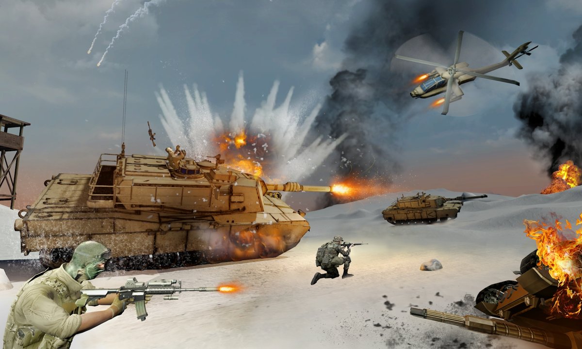 真实战争中的手机游戏下载-手机游戏模拟真实战争场景，玩转游戏